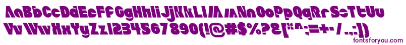フォントAldoItalicait – 紫色のフォント