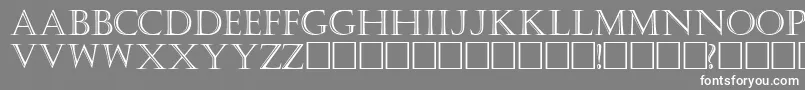 KastellarRegular Font – White Fonts on Gray Background