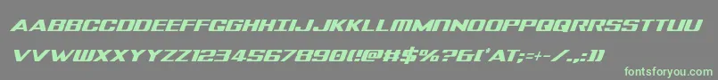 Más sobre la fuente Tigersharkcondital fuente Tigersharkcondital – Fuentes Verdes Sobre Fondo Gris