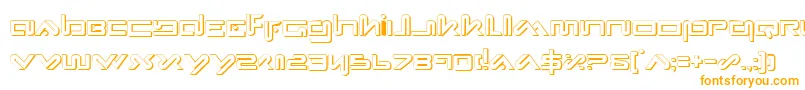 Xephs-Schriftart – Orangefarbene Schriften auf weißem Hintergrund