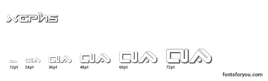Xephs Font Sizes