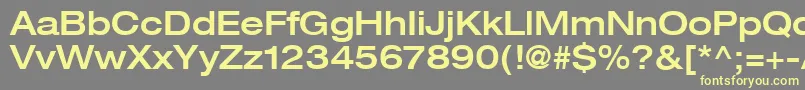 More about Heaveneticaextd6Medsh Font Heaveneticaextd6Medsh Font – Yellow Fonts on Gray Background