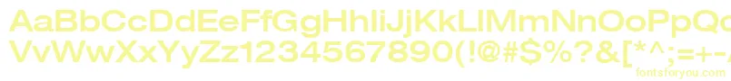 Шрифт Heaveneticaextd6Medsh – жёлтые шрифты