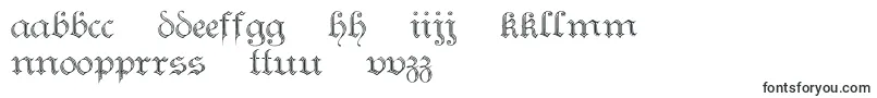 Fonte TeutonicNo2Demibold – fontes em esperanto