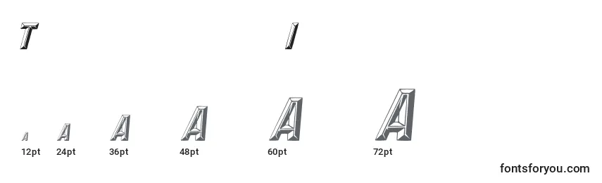 TejaratchiItalic Font Sizes