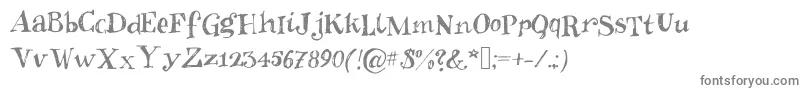 Inkies2-Schriftart – Graue Schriften auf weißem Hintergrund