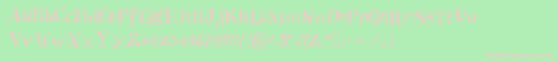 Inkies2 Font – Pink Fonts on Green Background