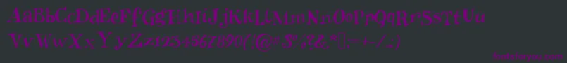 Inkies2 Font – Purple Fonts on Black Background