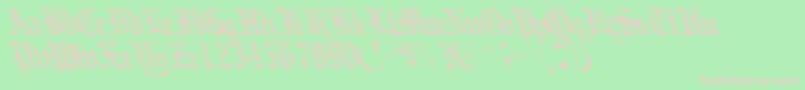 fuente Boobshelltext125RegularTtcon – Fuentes Rosadas Sobre Fondo Verde