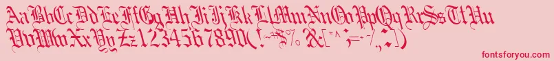 fuente Boobshelltext125RegularTtcon – Fuentes Rojas Sobre Fondo Rosa