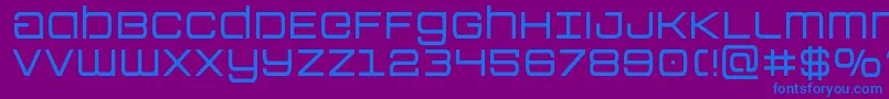 Colonymarines Font – Blue Fonts on Purple Background