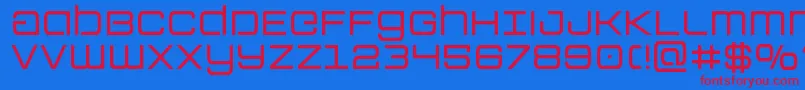 Colonymarines Font – Red Fonts on Blue Background