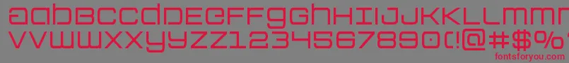 Colonymarines Font – Red Fonts on Gray Background