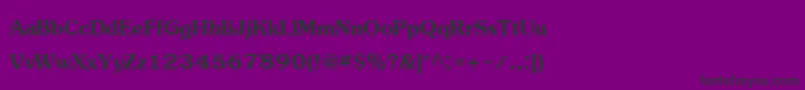 JasmineupcBold Font – Black Fonts on Purple Background