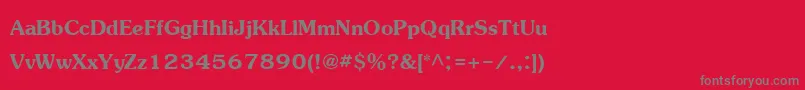 Шрифт JasmineupcBold – серые шрифты на красном фоне