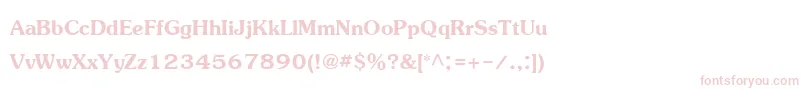 Шрифт JasmineupcBold – розовые шрифты на белом фоне