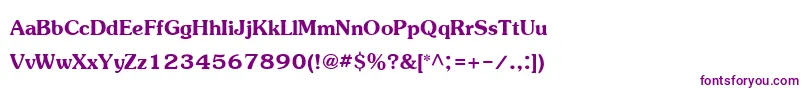 JasmineupcBold Font – Purple Fonts on White Background