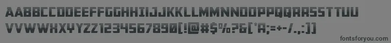 Buchananhalf Font – Black Fonts on Gray Background