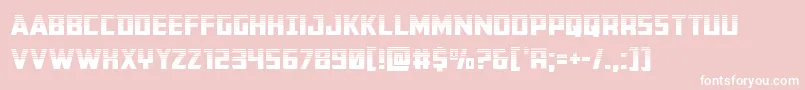 Buchananhalf Font – White Fonts on Pink Background