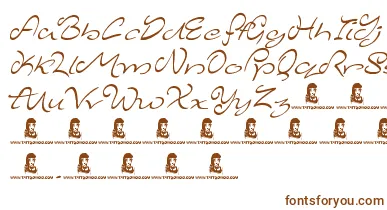 MajesticMansion font – Brown Fonts