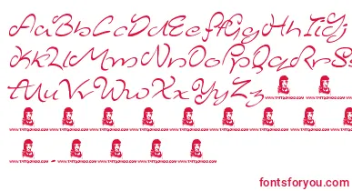 MajesticMansion font – Red Fonts