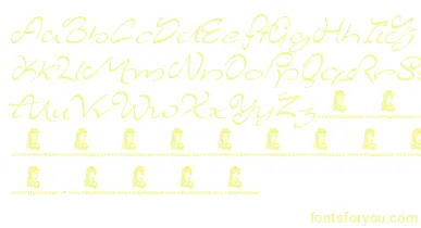 MajesticMansion font – Yellow Fonts