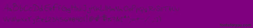 Vastorga Font – Black Fonts on Purple Background