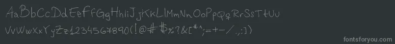 Подробнее о шрифте Vastorga Шрифт Vastorga – серые шрифты на чёрном фоне