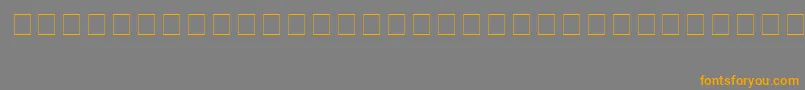 LouisvilleBold Font – Orange Fonts on Gray Background