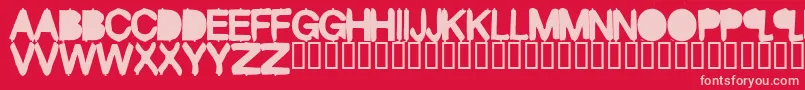 Подробнее о шрифте BlackMass Шрифт BlackMass – розовые шрифты на красном фоне