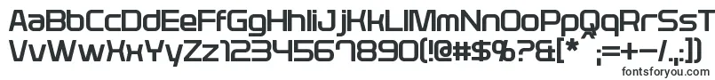 Шрифт Plavsky – техно шрифты