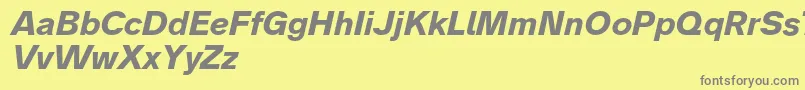 More about Analogue76boldoblique Font Analogue76boldoblique Font – Gray Fonts on Yellow Background