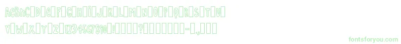 Simple-Schriftart – Grüne Schriften