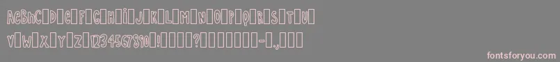 Weitere Informationen zur Simple-Schriftart Simple-Schriftart – Rosa Schriften auf grauem Hintergrund
