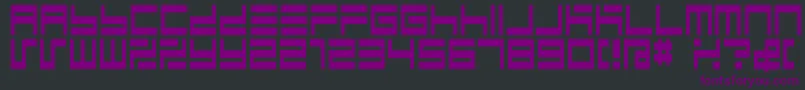 Bmmaa Font – Purple Fonts on Black Background