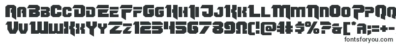 Шрифт Omegaforceexpand11 – большие шрифты