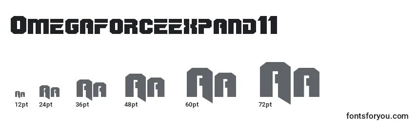 Omegaforceexpand11 Font Sizes