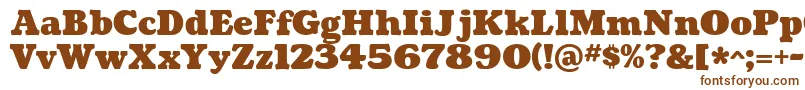 CoustardBlack Font – Brown Fonts