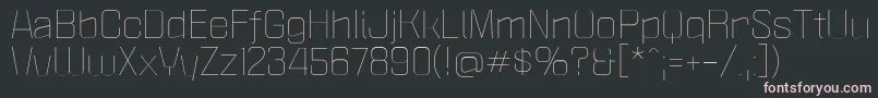 PoliticaXtLight Font – Pink Fonts on Black Background