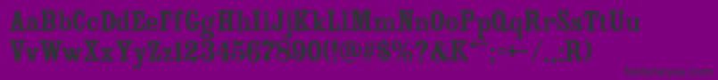 CountryWesternBlack Font – Black Fonts on Purple Background