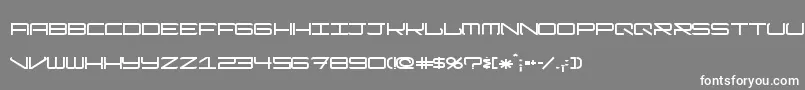 ModernismShort Font – White Fonts on Gray Background