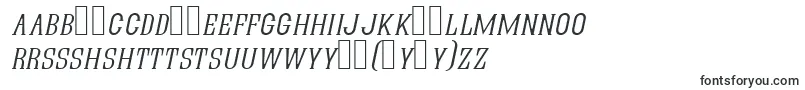 フォントQuasticKapsThinItalic – ハウスフォント
