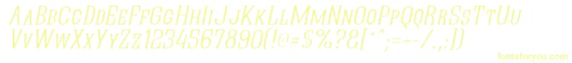 QuasticKapsThinItalic Font – Yellow Fonts