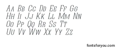 QuasticKapsThinItalic Font