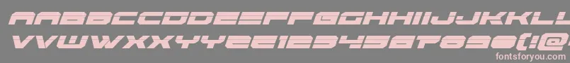 Eridanuslaserital Font – Pink Fonts on Gray Background