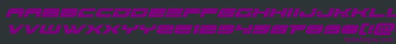 Eridanuslaserital Font – Purple Fonts on Black Background