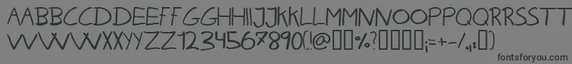 Weitere Informationen zur Kareh-Schriftart Kareh-Schriftart – Schwarze Schriften auf grauem Hintergrund