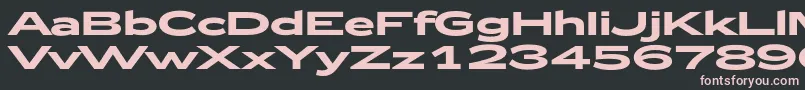 Zeppelin52Bold Font – Pink Fonts on Black Background