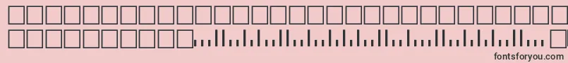 Postnettt Font – Black Fonts on Pink Background