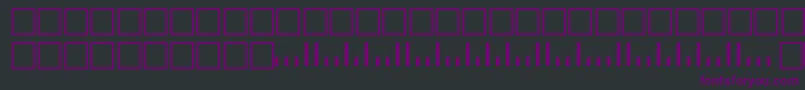 Postnettt Font – Purple Fonts on Black Background